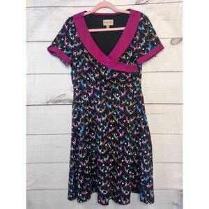 Lindy Bop Dress Size 10 Baby Deer Fantasy Whimsical